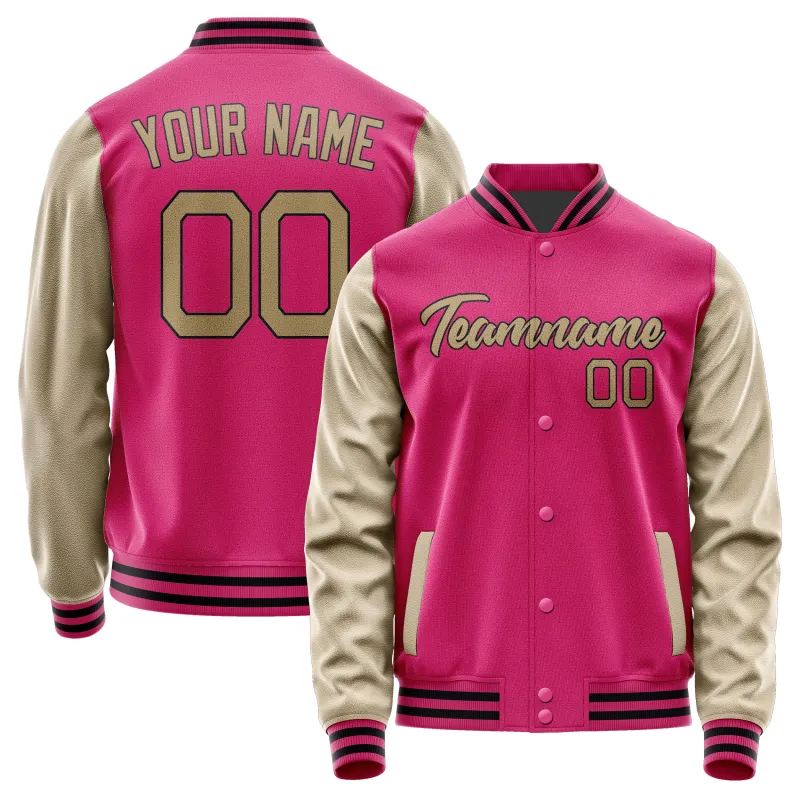 Custom Pink Light Khaki Jacket sold by Tailorly