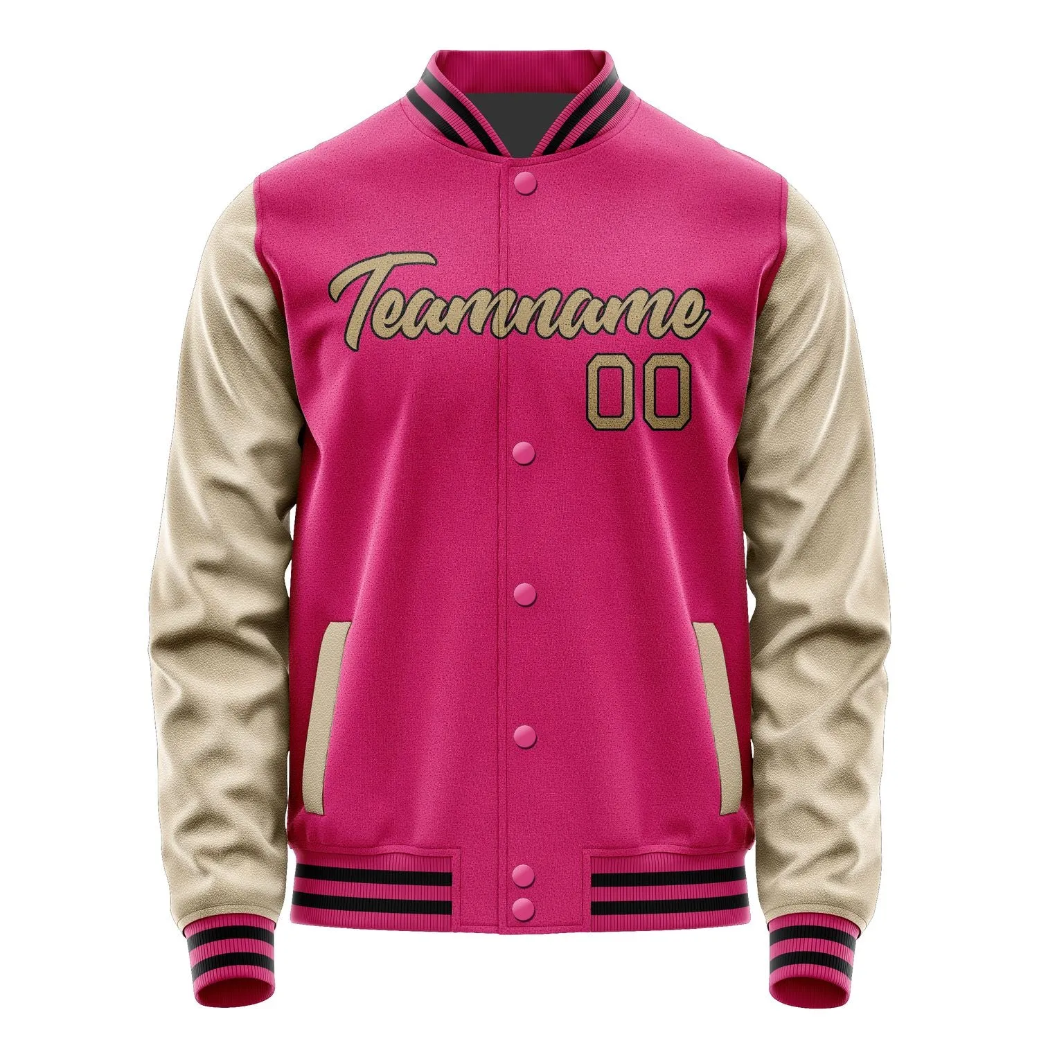 Custom Pink Light Khaki Jacket sold by Tailorly product image thumbnail 2