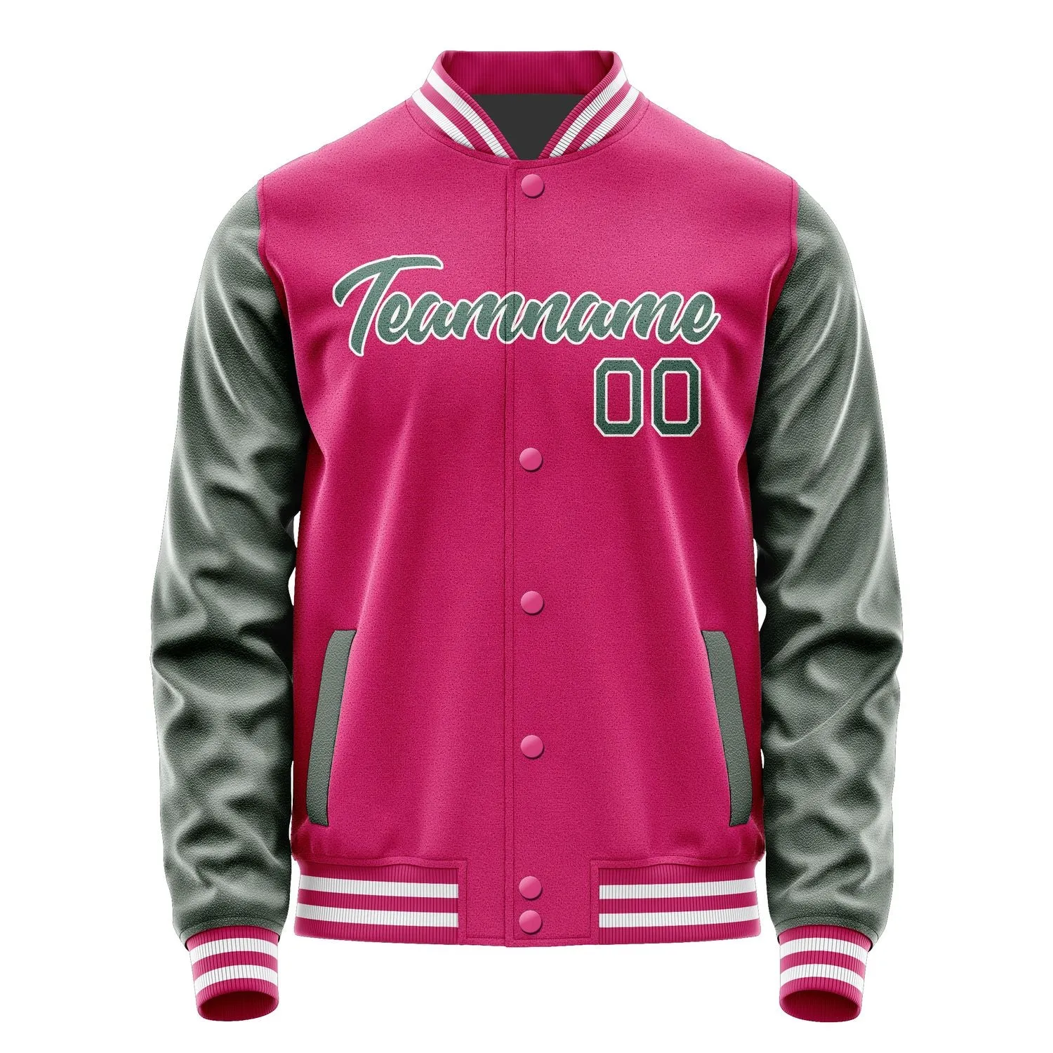 Custom Pink Blue Green Jacket sold by Tailorly product image thumbnail 2