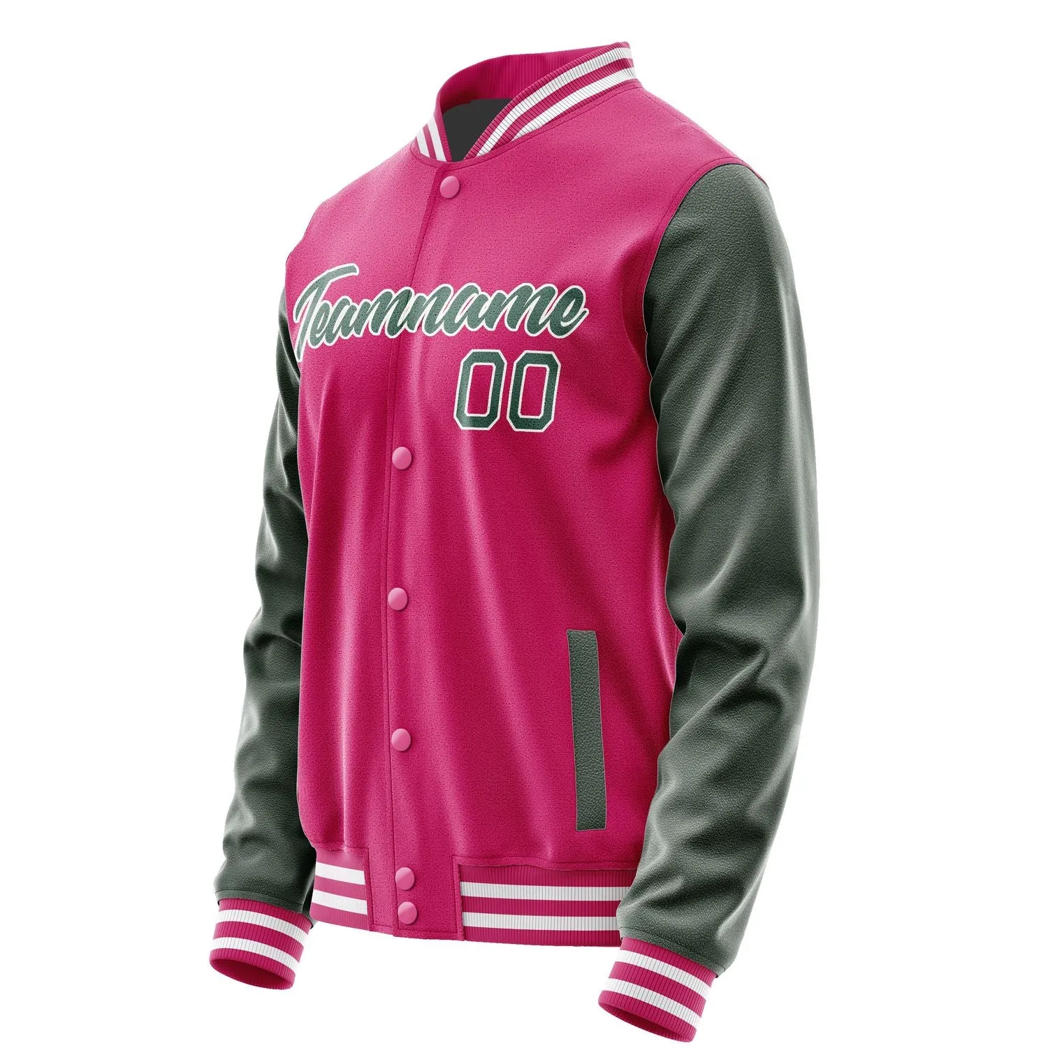 Custom Pink Blue Green Jacket sold by Tailorly product image thumbnail 3