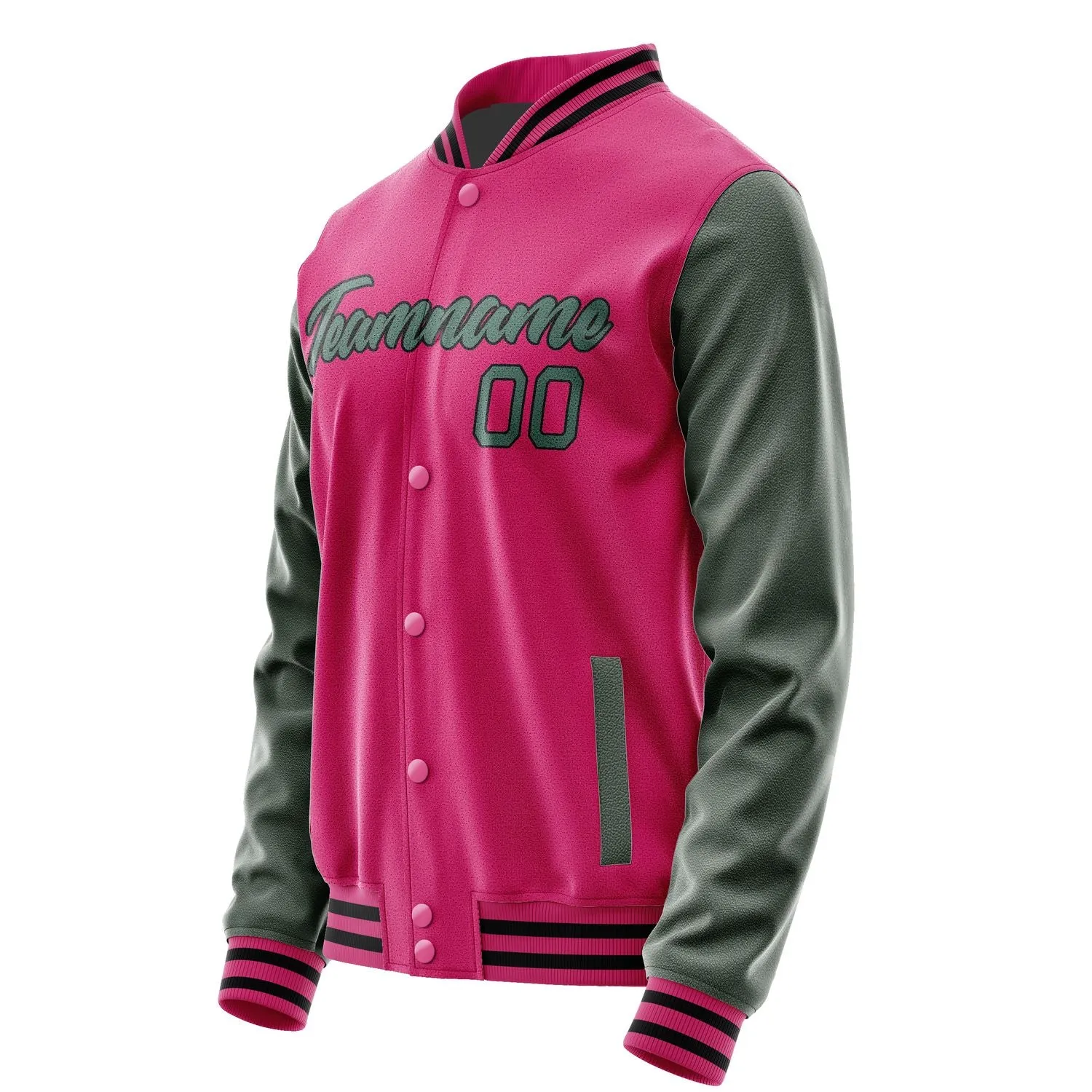 Custom Pink Blue Green Jacket sold by Tailorly product image thumbnail 3