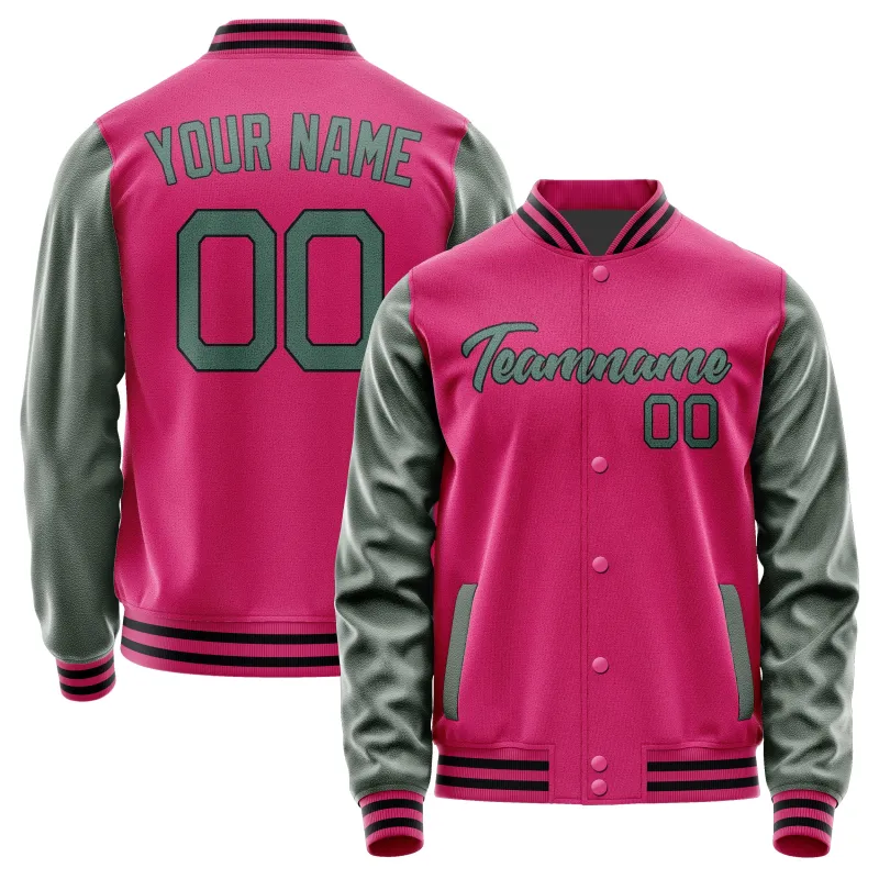 Custom Pink Blue Green Jacket sold by Tailorly