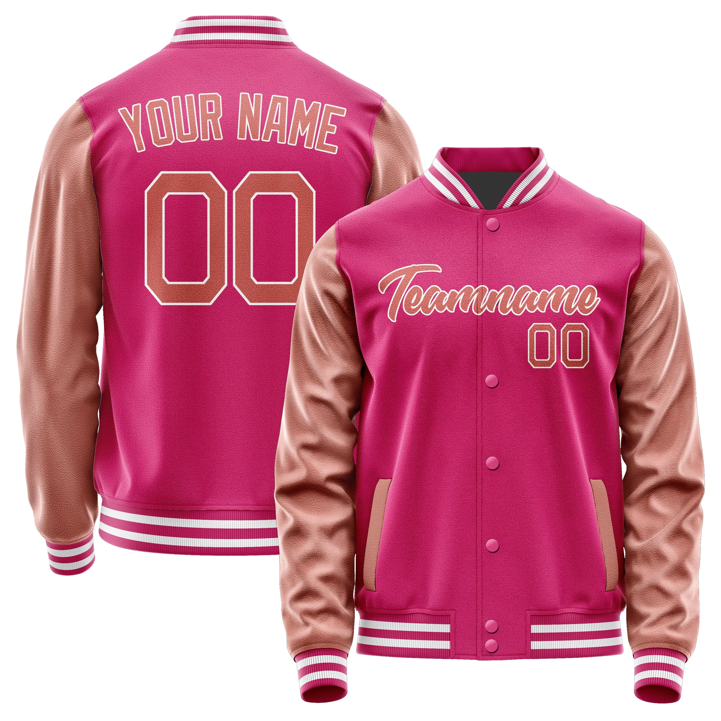 Custom Pink Copper Rose Jacket sold by Tailorly