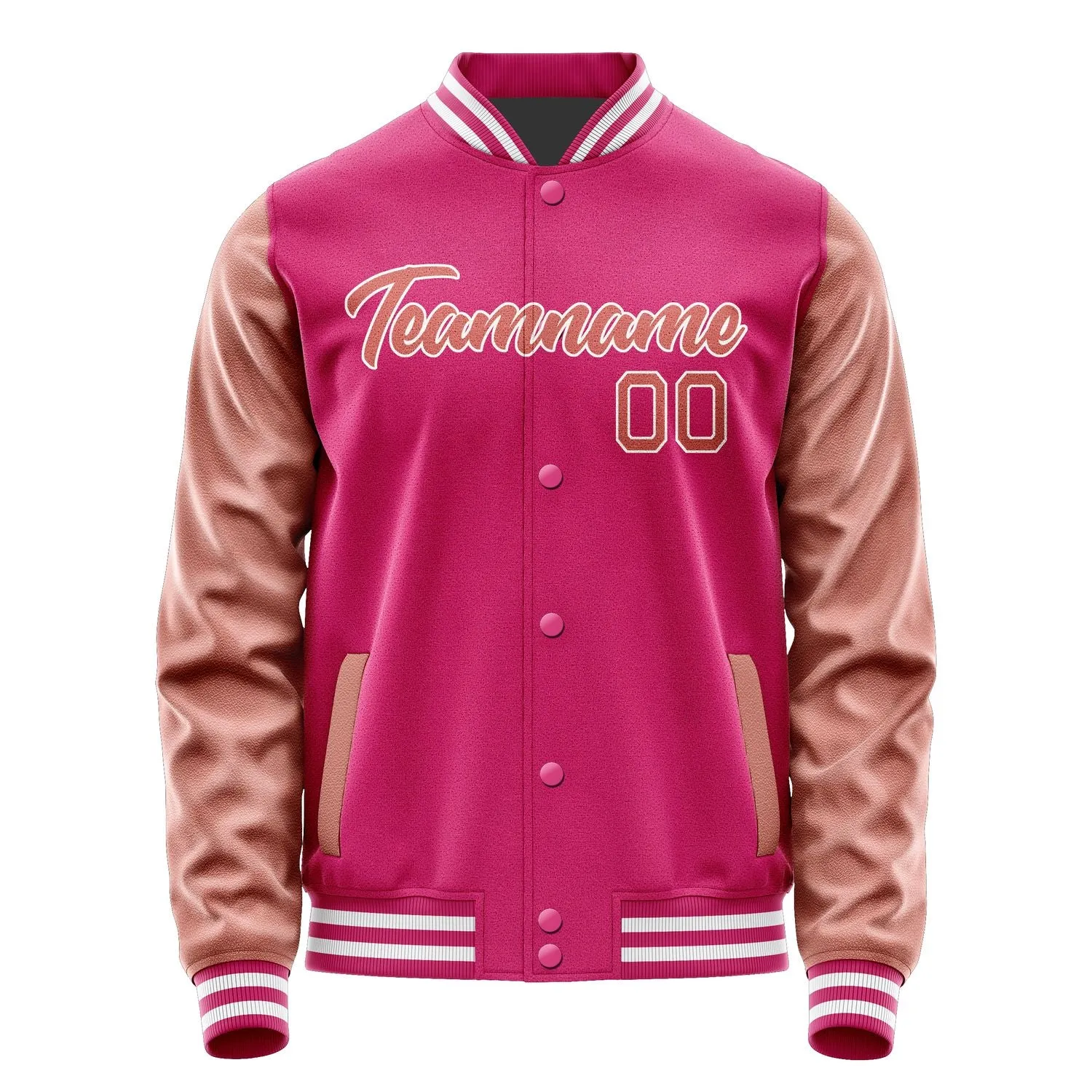 Custom Pink Copper Rose Jacket sold by Tailorly product image thumbnail 2