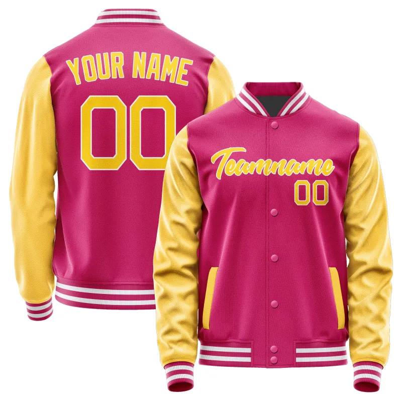 Custom Pink Gold Jacket sold by Tailorly