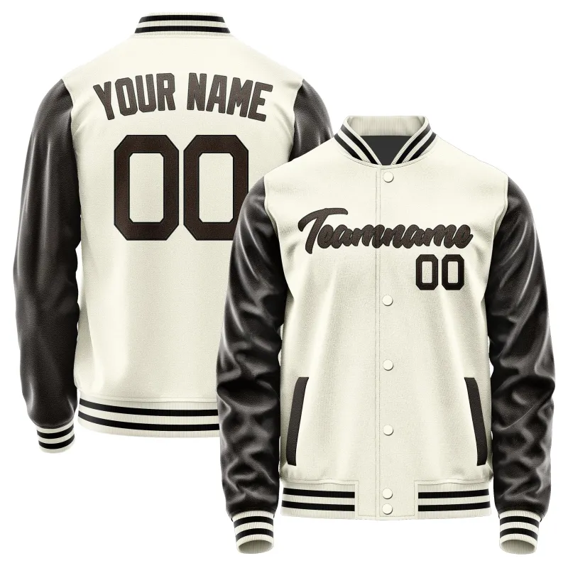 Custom Cream Brown Jacket sold by Tailorly