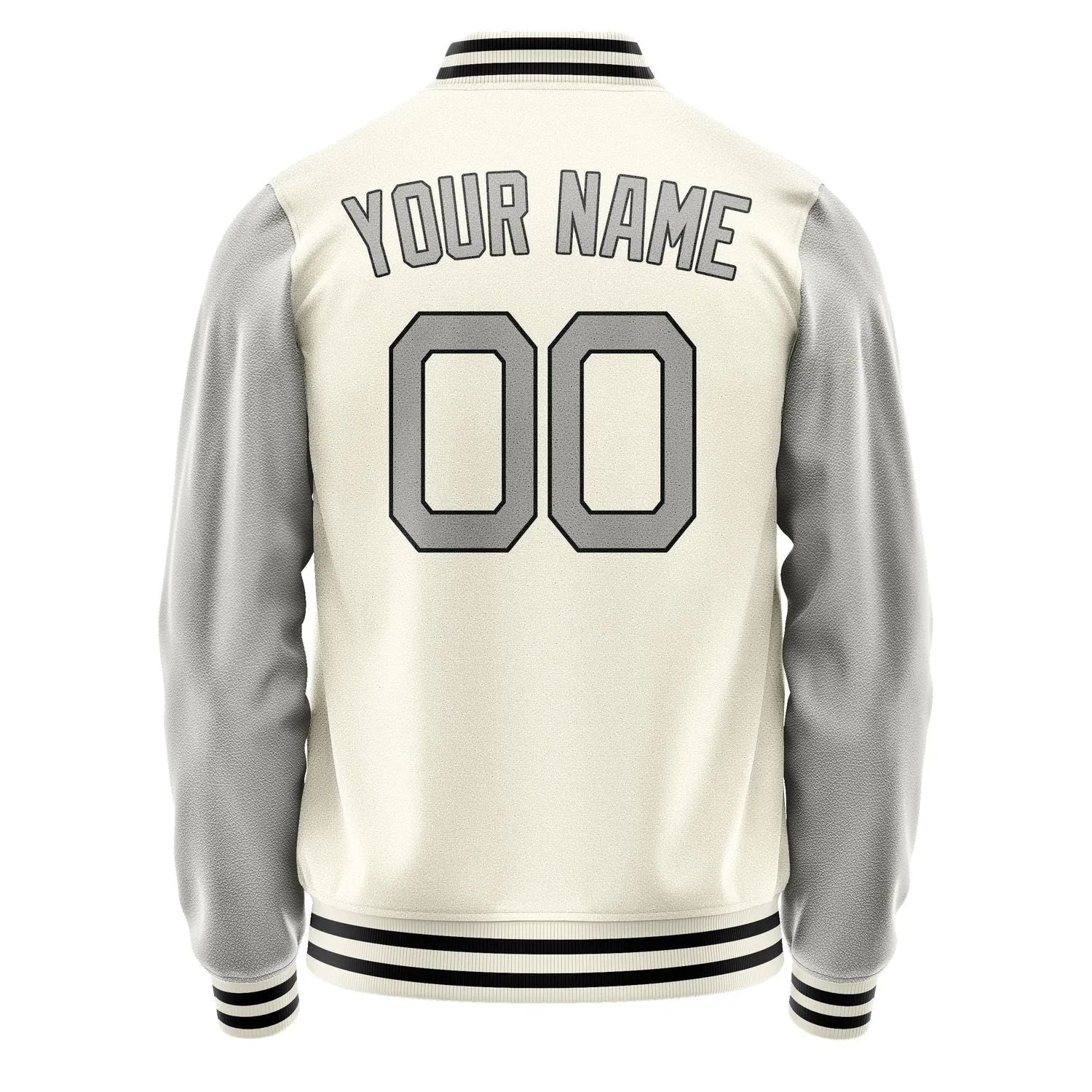 Custom Cream Gray Jacket sold by Tailorly product image thumbnail 4