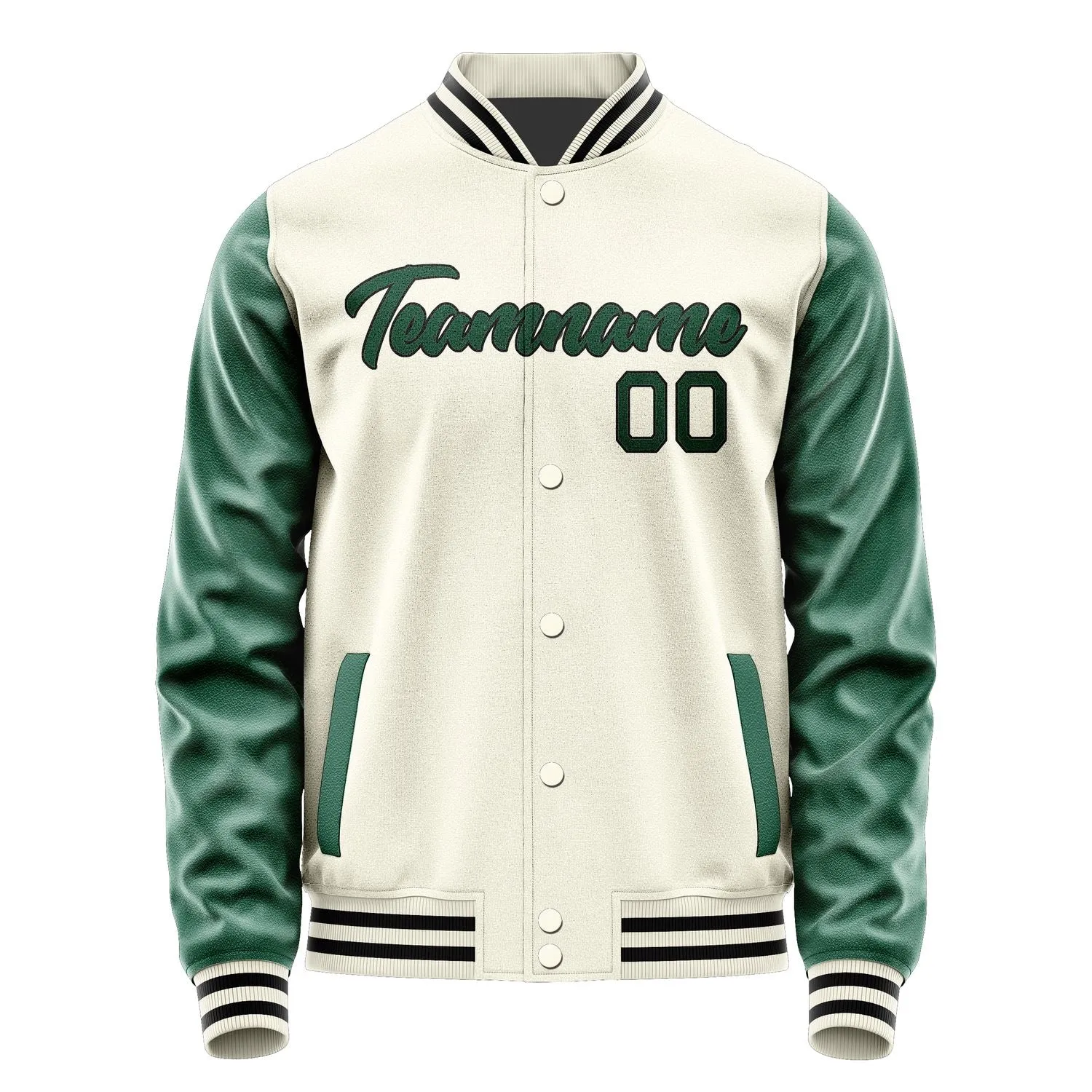 Custom Cream Green Jacket sold by Tailorly product image thumbnail 2