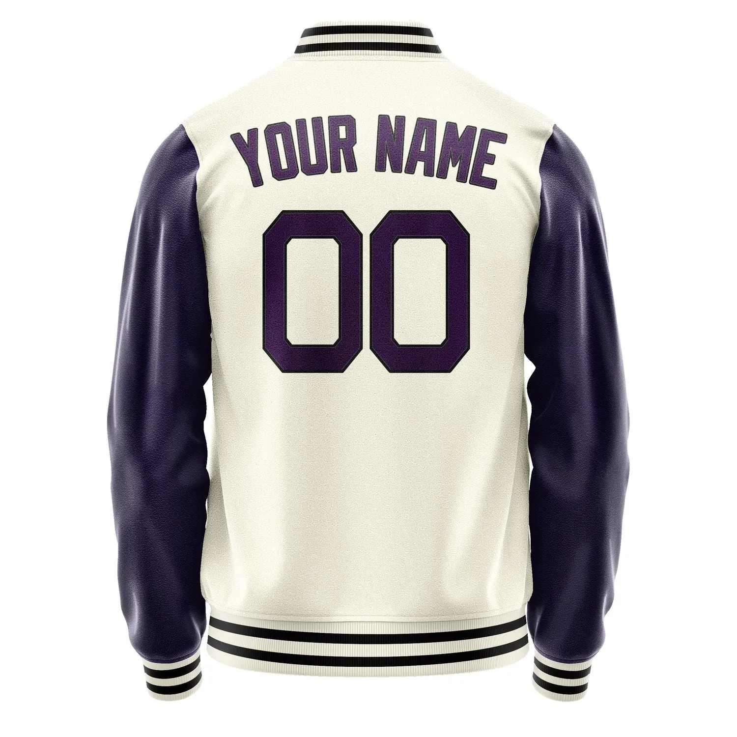 Custom Cream Purple Jacket sold by Tailorly product image thumbnail 4