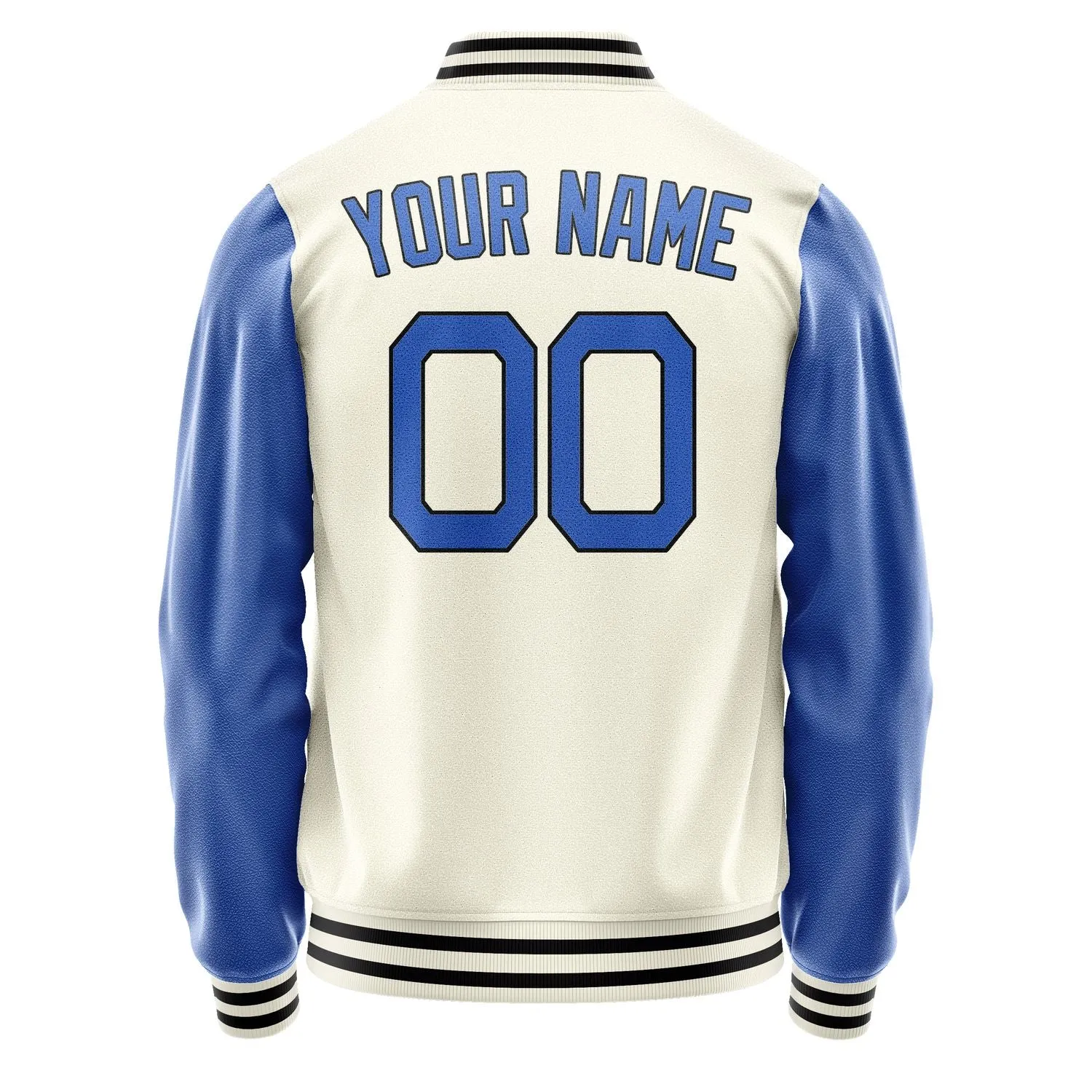 Custom Cream Sky Blue Jacket sold by Tailorly product image thumbnail 4