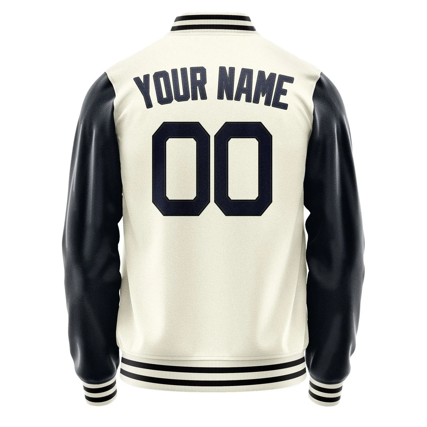 Custom Cream Navy Jacket sold by Tailorly product image thumbnail 4
