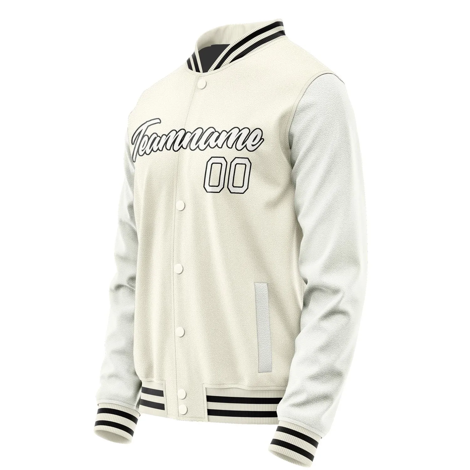 Custom Cream White Jacket sold by Tailorly product image thumbnail 3