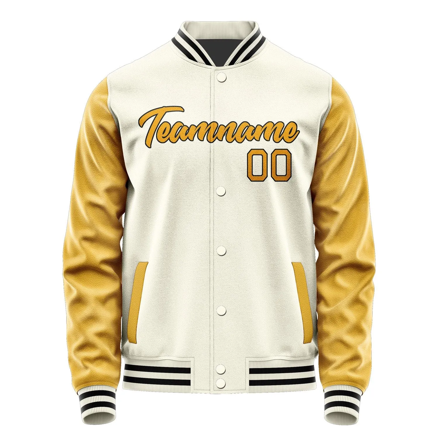 Custom Cream Yellow Jacket sold by Tailorly product image thumbnail 2