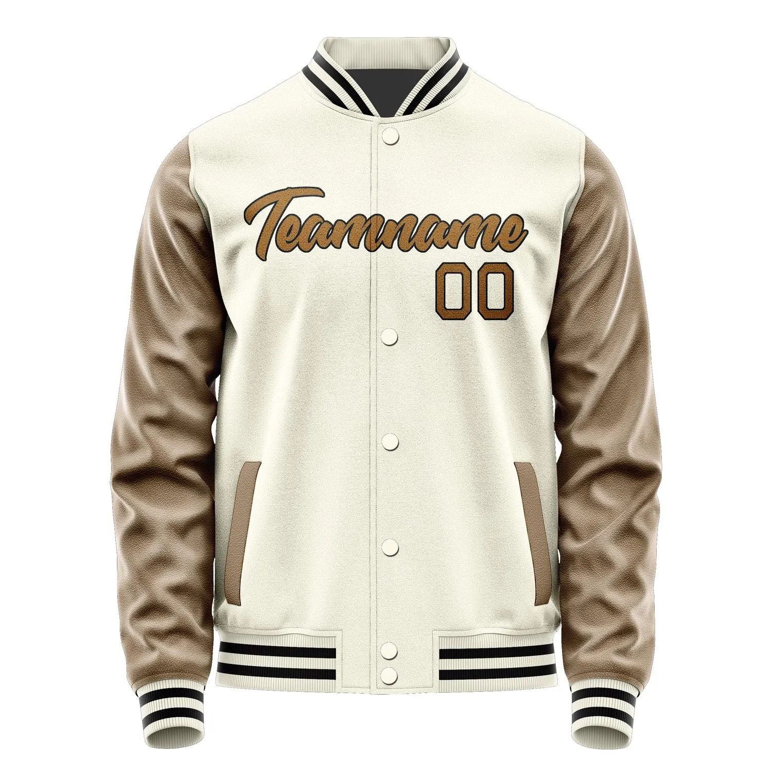 Custom Cream Khaki Jacket sold by Tailorly product image thumbnail 2