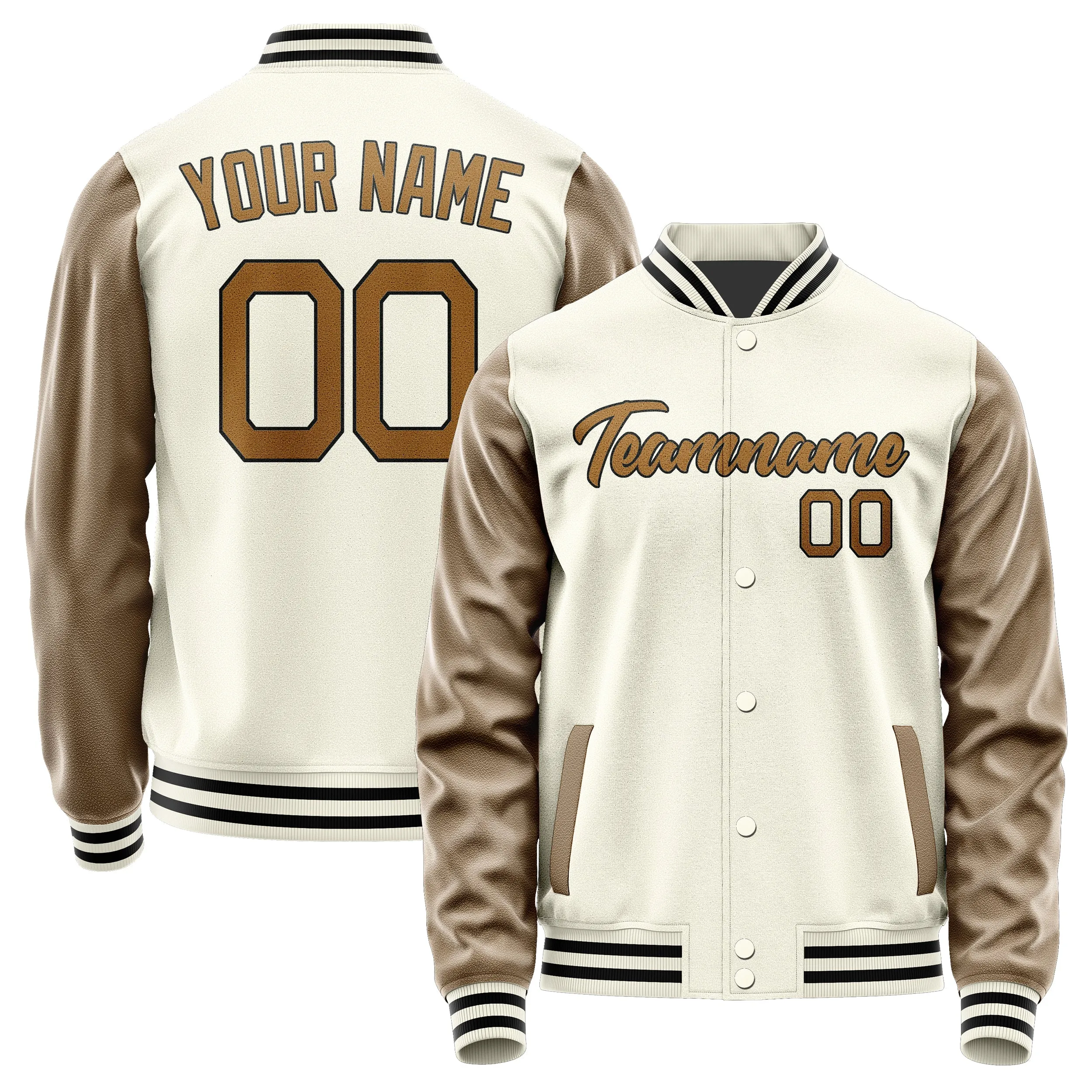 Custom Cream Khaki Jacket sold by Tailorly