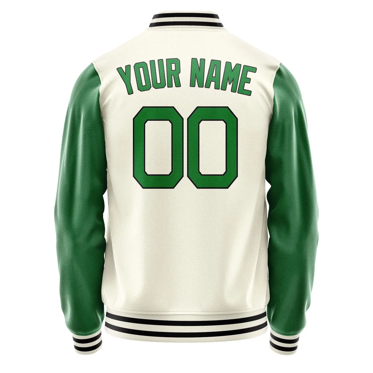 Custom Cream Emerald Green Jacket sold by Tailorly product image thumbnail 4