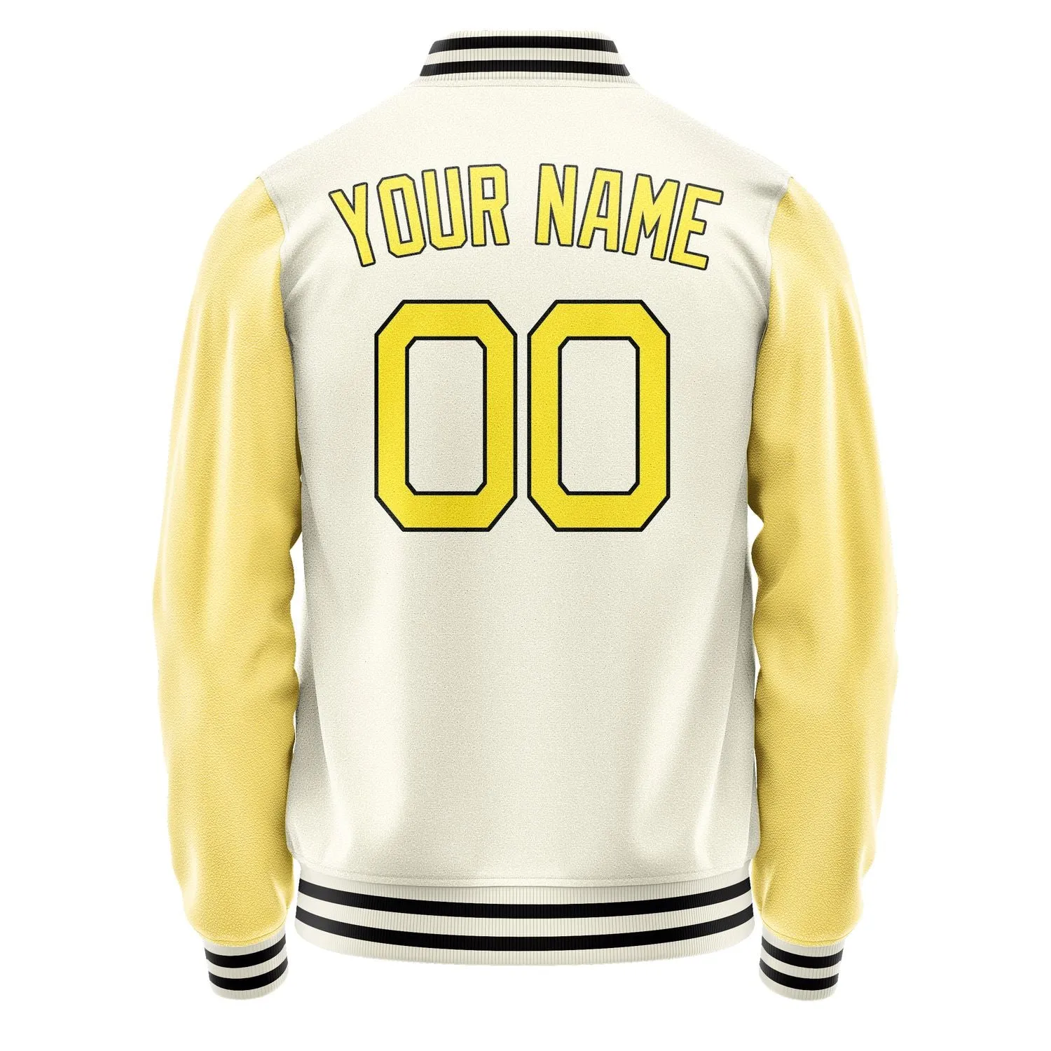 Custom Cream Light Yellow Jacket sold by Tailorly product image thumbnail 4