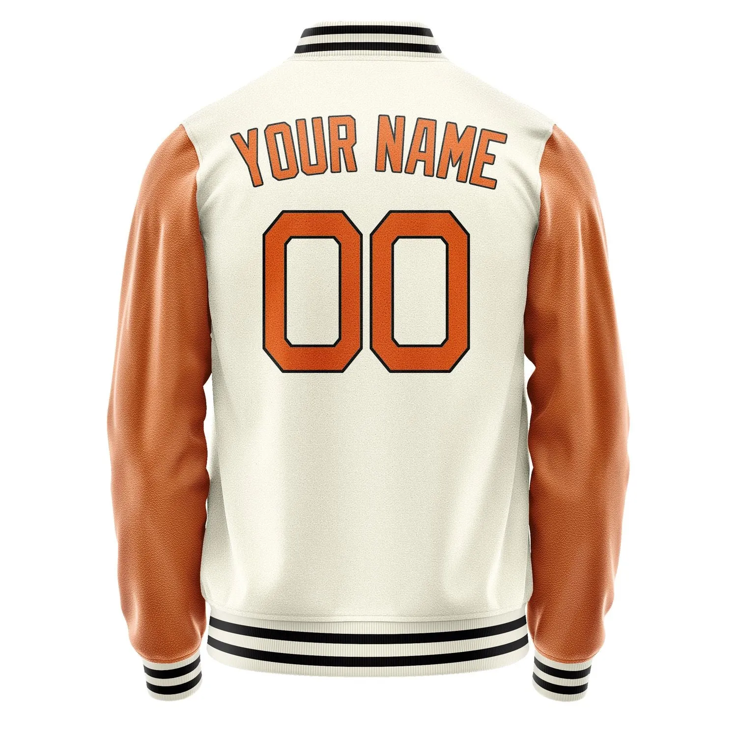 Custom Cream Orange Jacket sold by Tailorly product image thumbnail 4