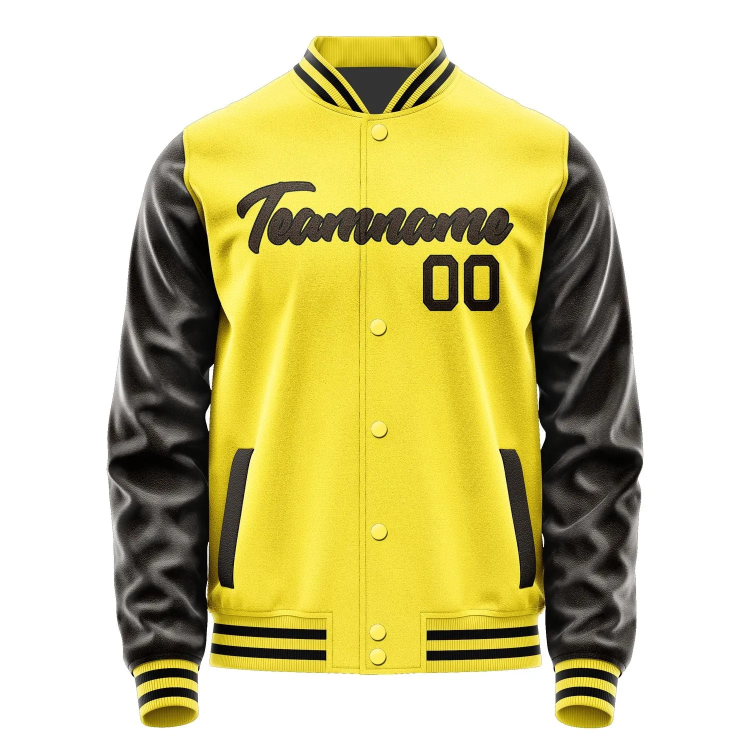 Custom Light Yellow Brown Jacket sold by Tailorly product image thumbnail 2