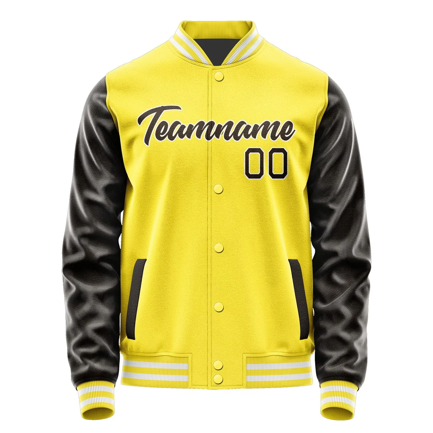 Custom Light Yellow Brown Jacket sold by Tailorly product image thumbnail 2