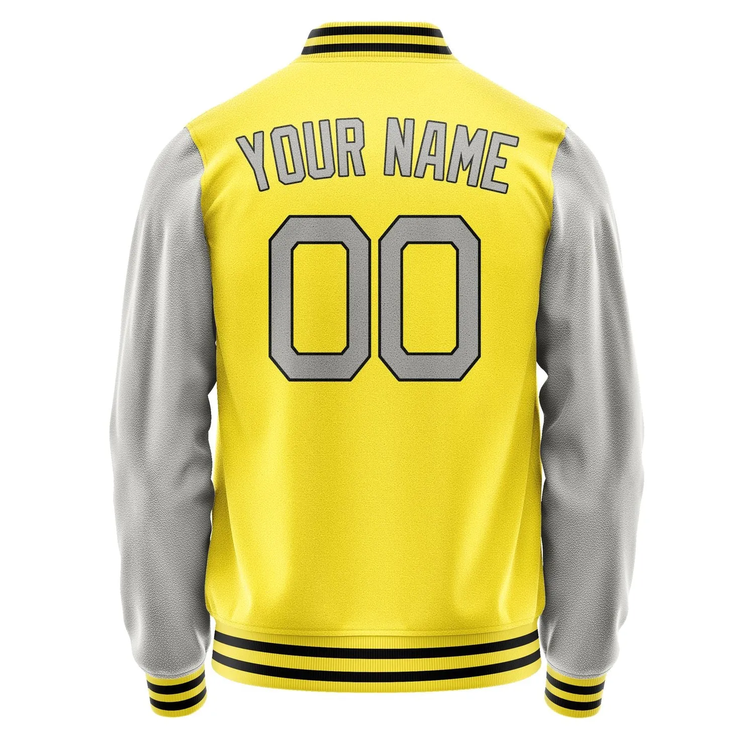 Custom Light Yellow Gray Jacket sold by Tailorly product image thumbnail 4