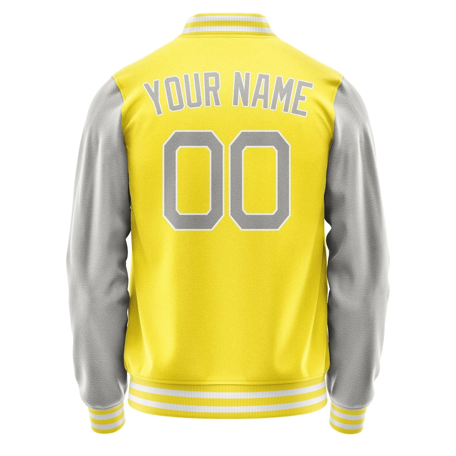 Custom Light Yellow Gray Jacket sold by Tailorly product image thumbnail 4