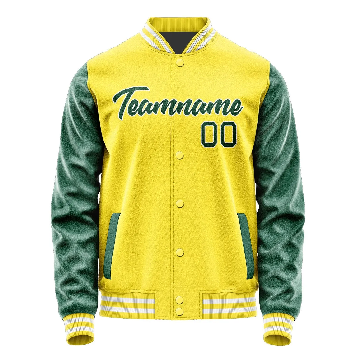 Custom Light Yellow Green Jacket sold by Tailorly product image thumbnail 2
