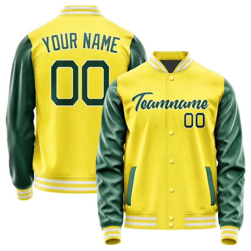 Custom Light Yellow Green Jacket sold by Tailorly