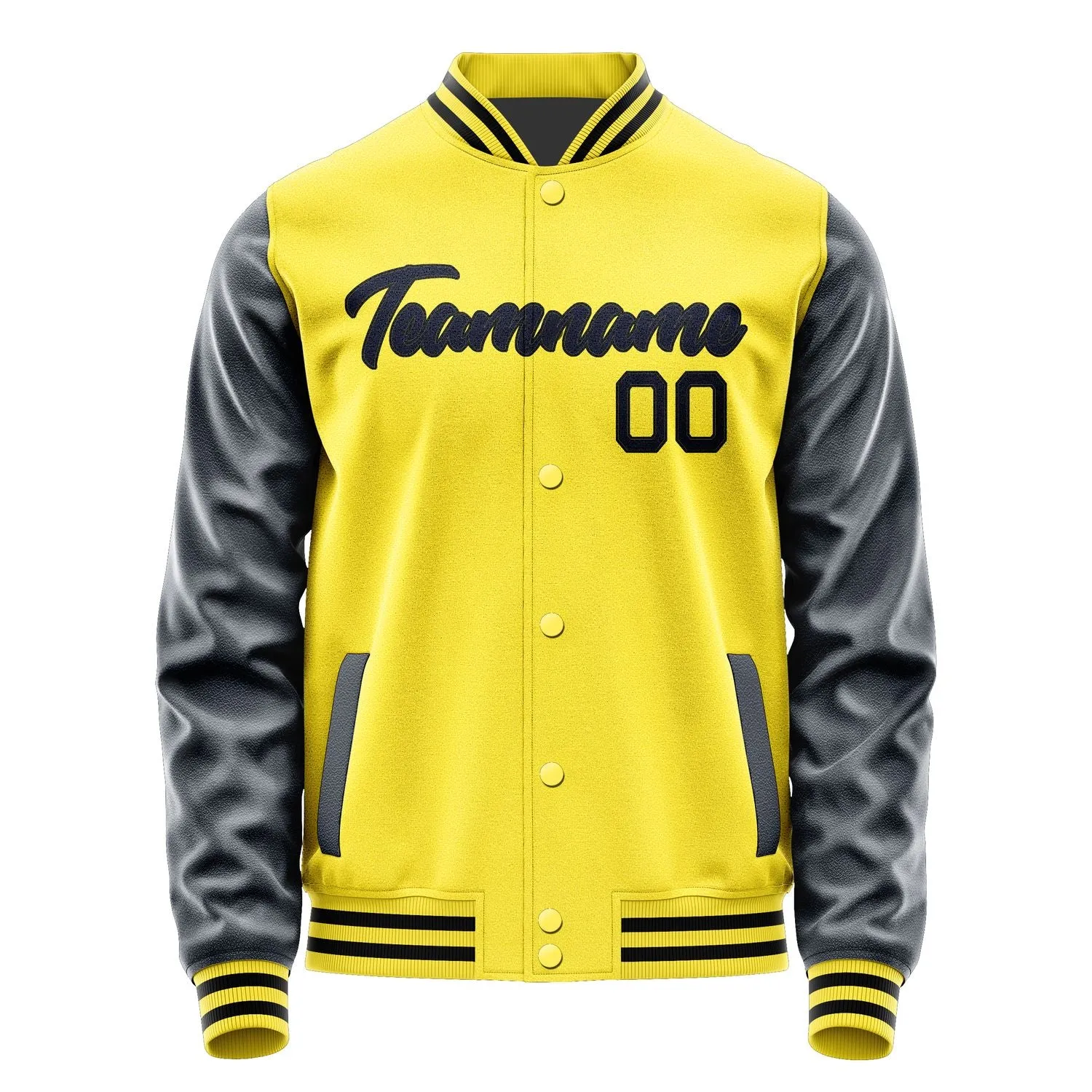 Custom Light Yellow Navy Jacket sold by Tailorly product image thumbnail 2