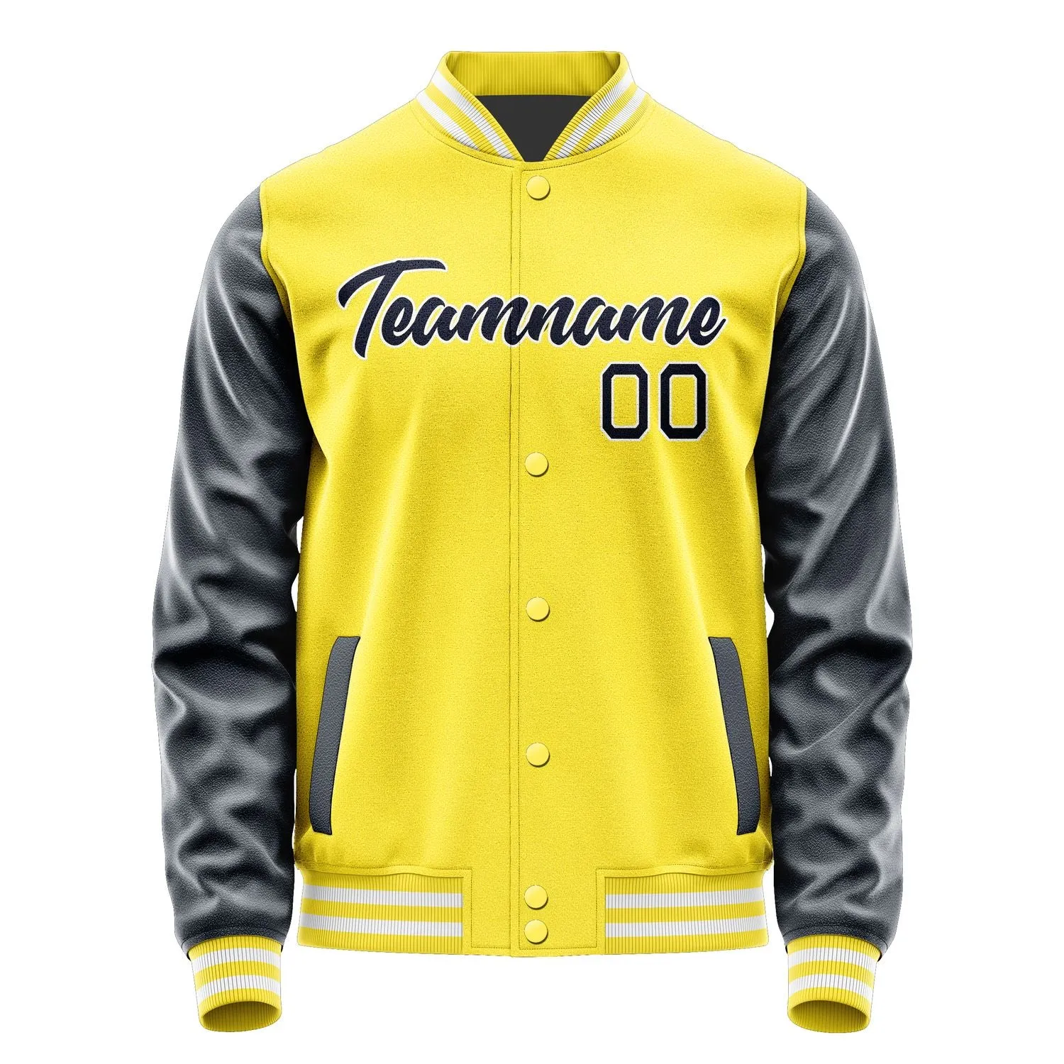 Custom Light Yellow Navy Jacket sold by Tailorly product image thumbnail 2