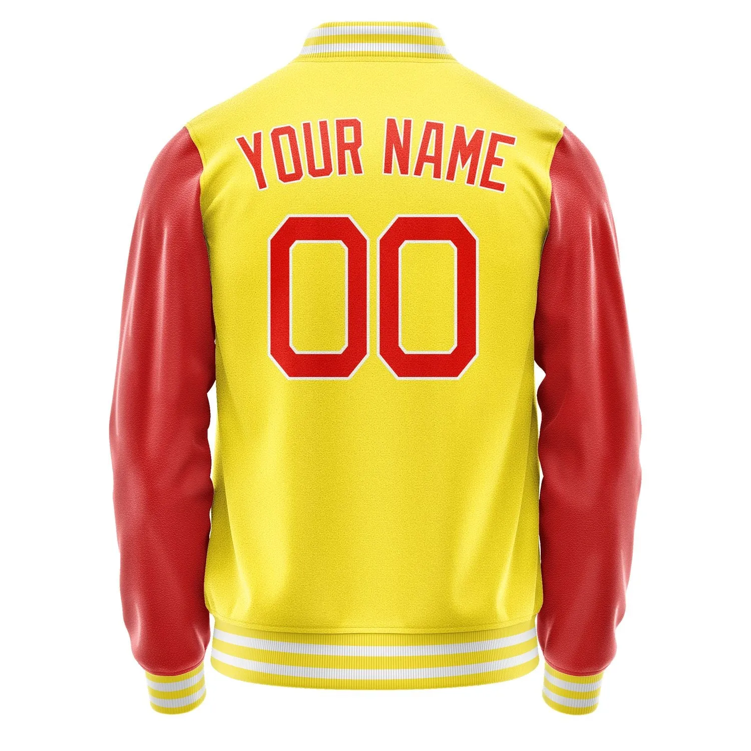 Custom Light Yellow Orange Red Jacket sold by Tailorly product image thumbnail 4