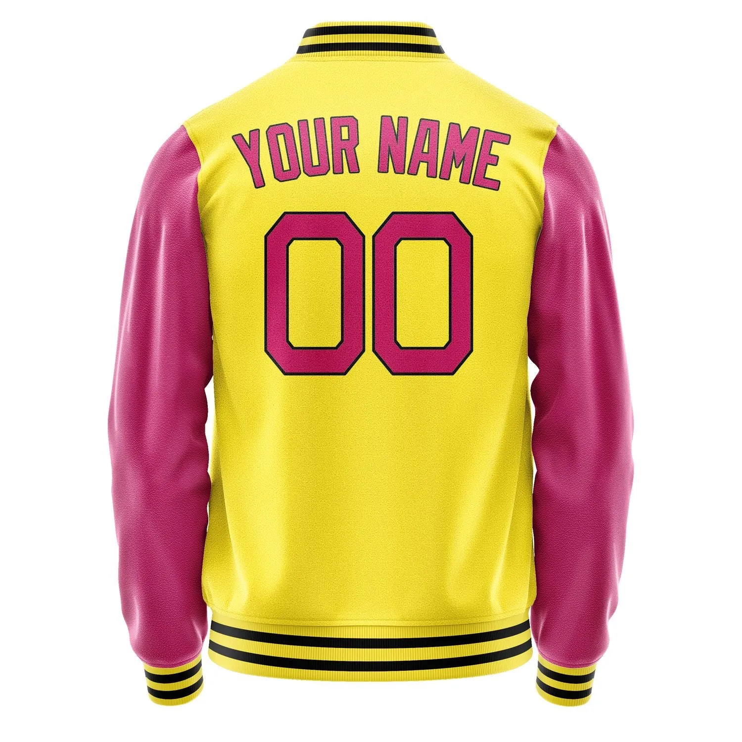 Custom Light Yellow Pink Jacket sold by Tailorly product image thumbnail 4