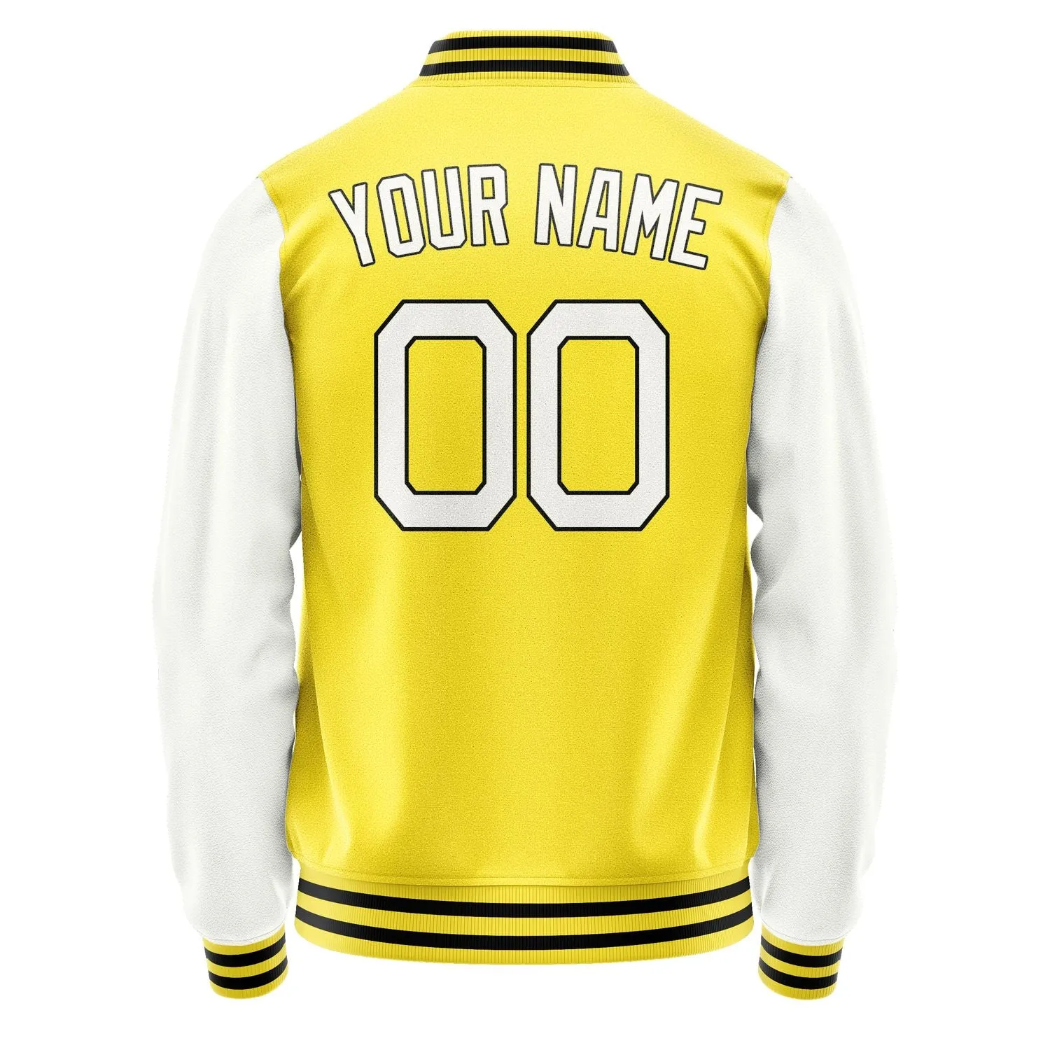 Custom Light Yellow White Jacket sold by Tailorly product image thumbnail 4