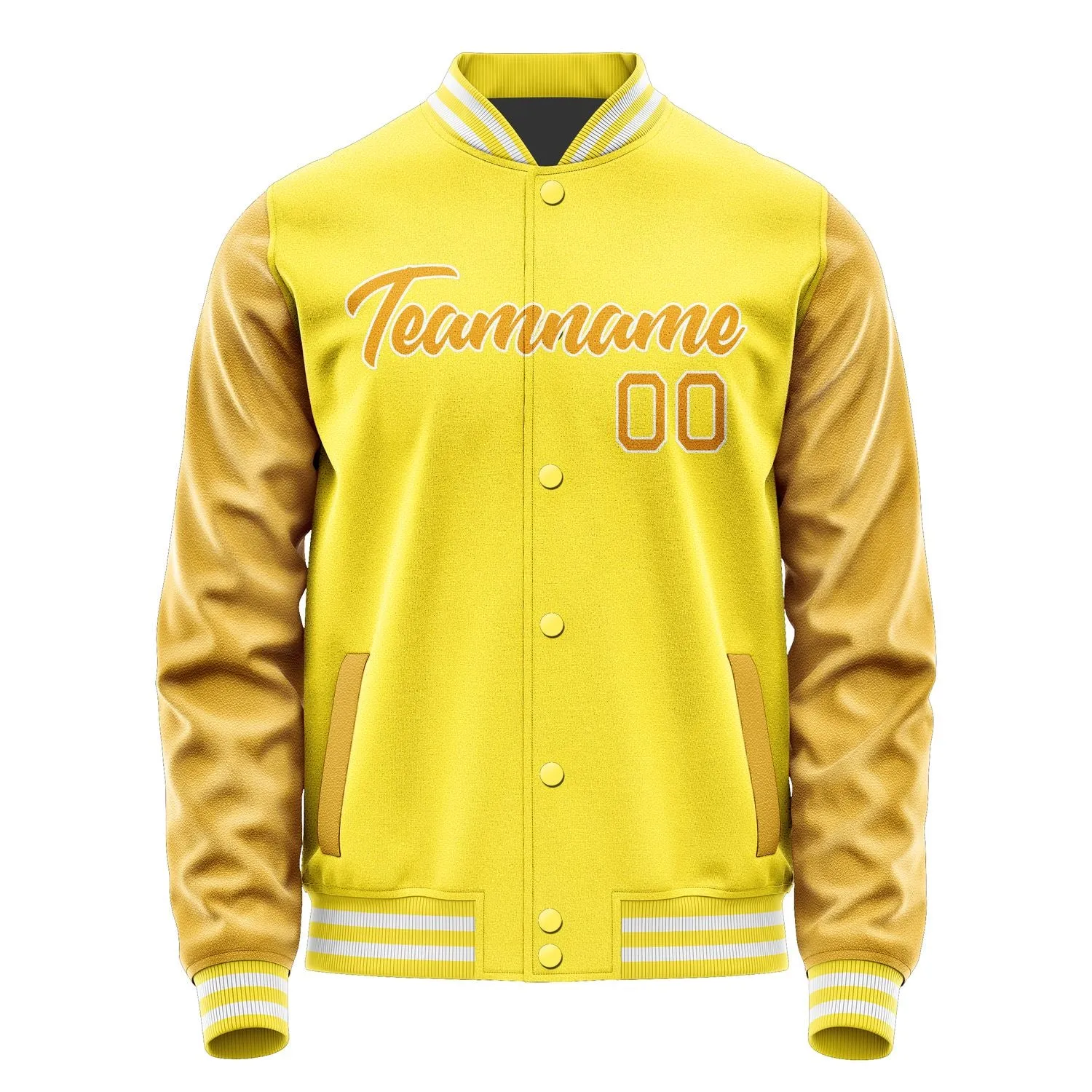 Custom Light Yellow Yellow Jacket sold by Tailorly product image thumbnail 2