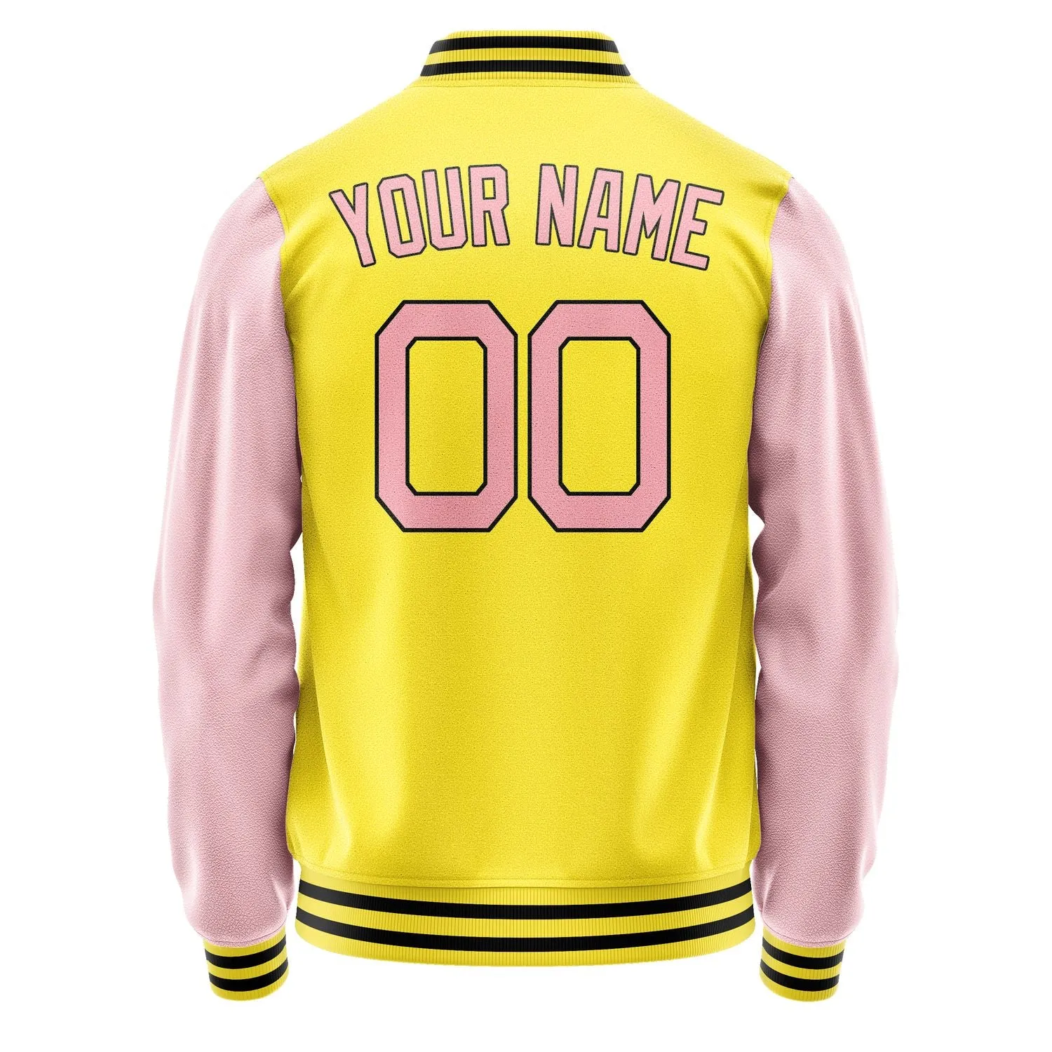 Custom Light Yellow Light Pink Jacket sold by Tailorly product image thumbnail 4