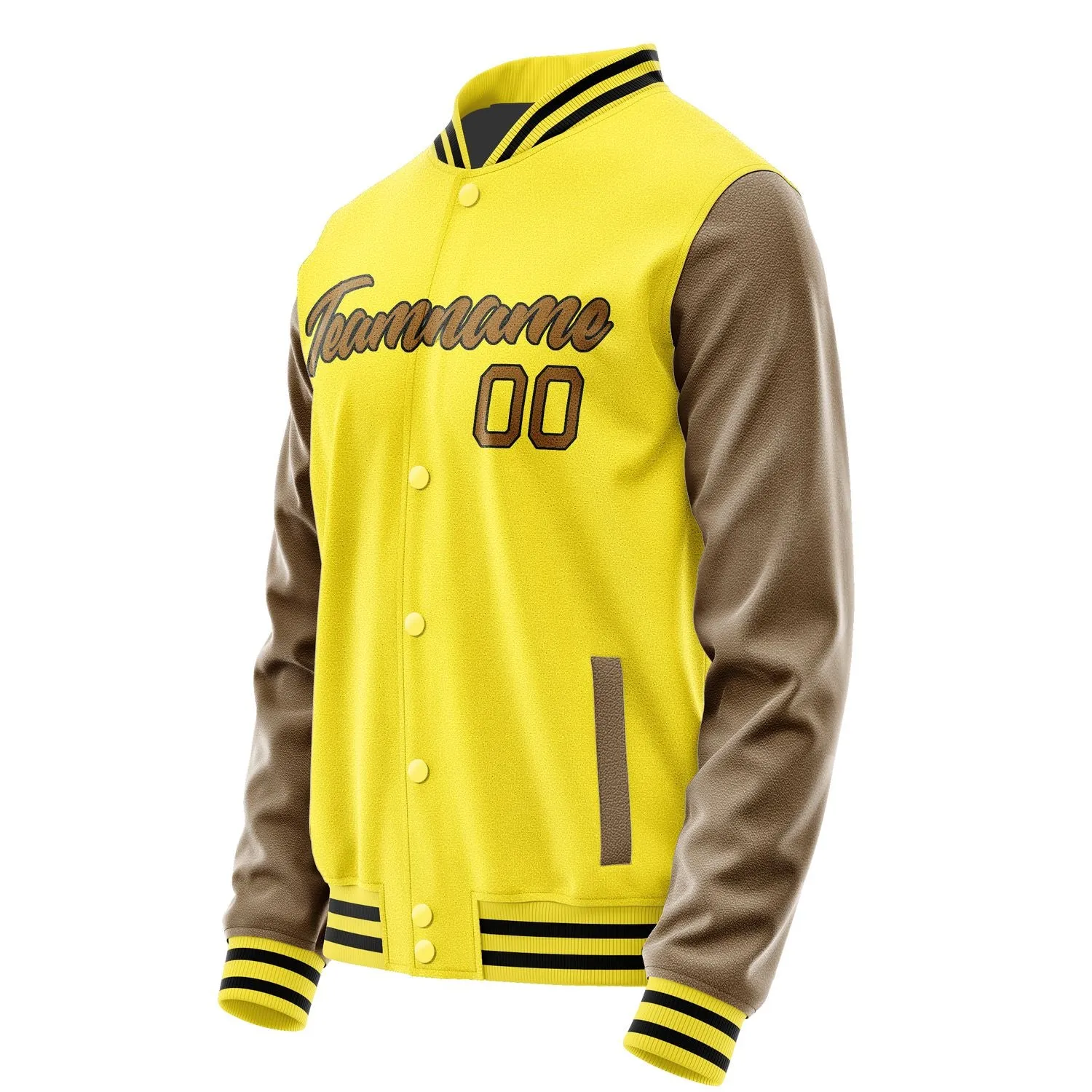 Custom Light Yellow Khaki Jacket sold by Tailorly product image thumbnail 3