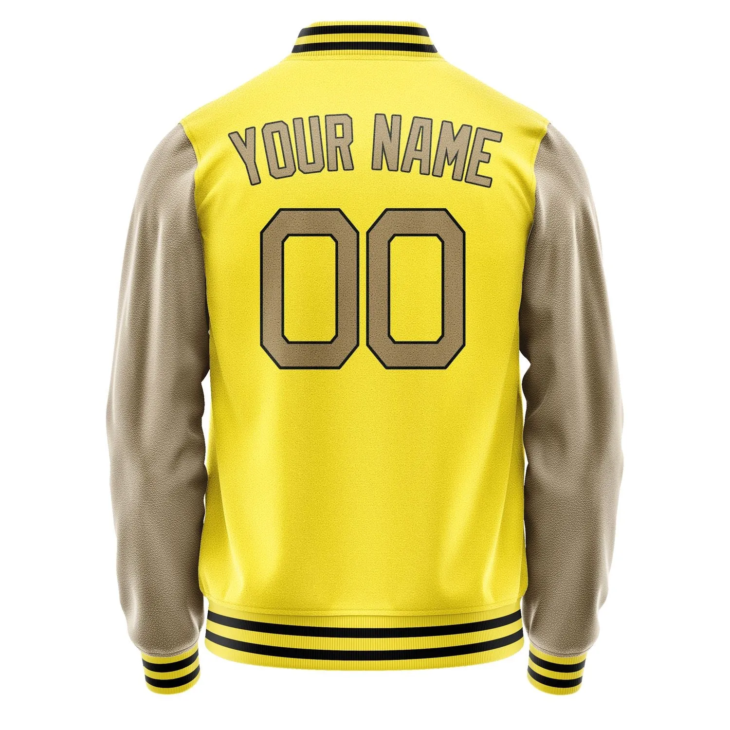 Custom Light Yellow Light Khaki Jacket sold by Tailorly product image thumbnail 4