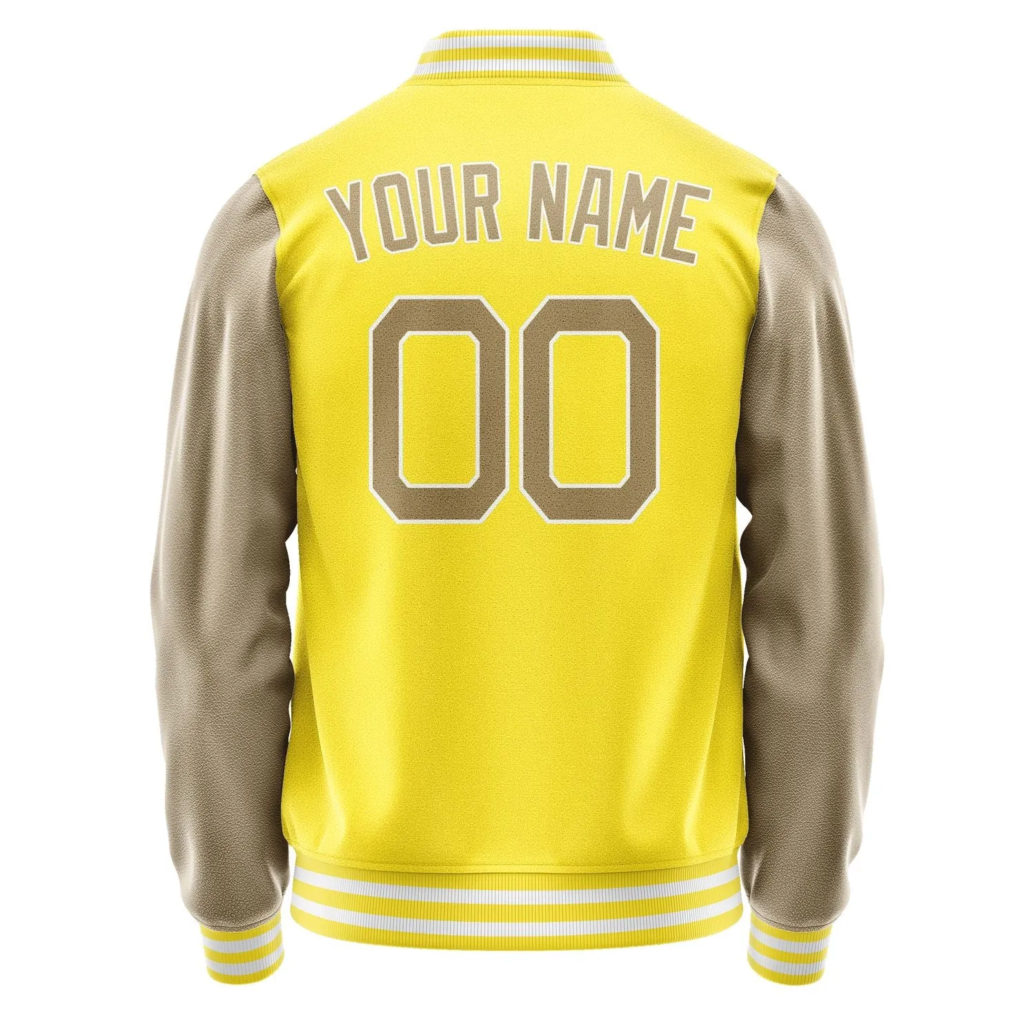 Custom Light Yellow Light Khaki Jacket sold by Tailorly product image thumbnail 4