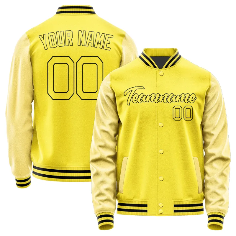Custom Light Yellow Light Yellow Jacket sold by Tailorly