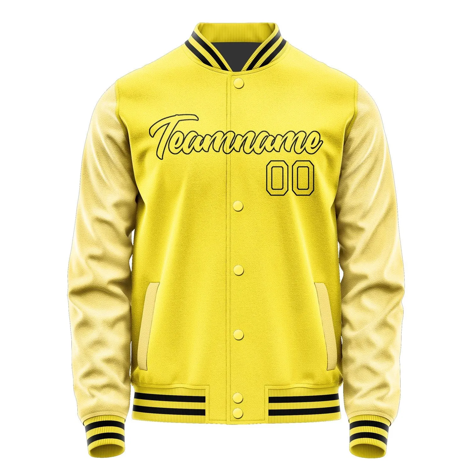 Custom Light Yellow Light Yellow Jacket sold by Tailorly product image thumbnail 2