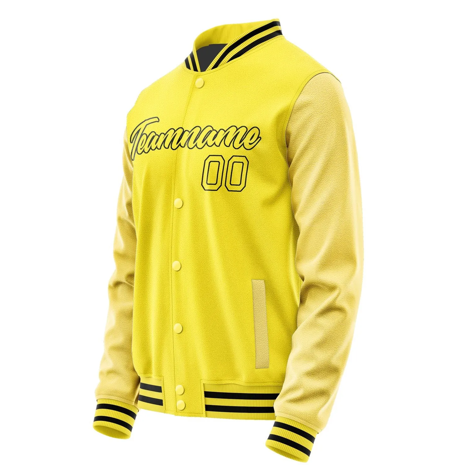 Custom Light Yellow Light Yellow Jacket sold by Tailorly product image thumbnail 3