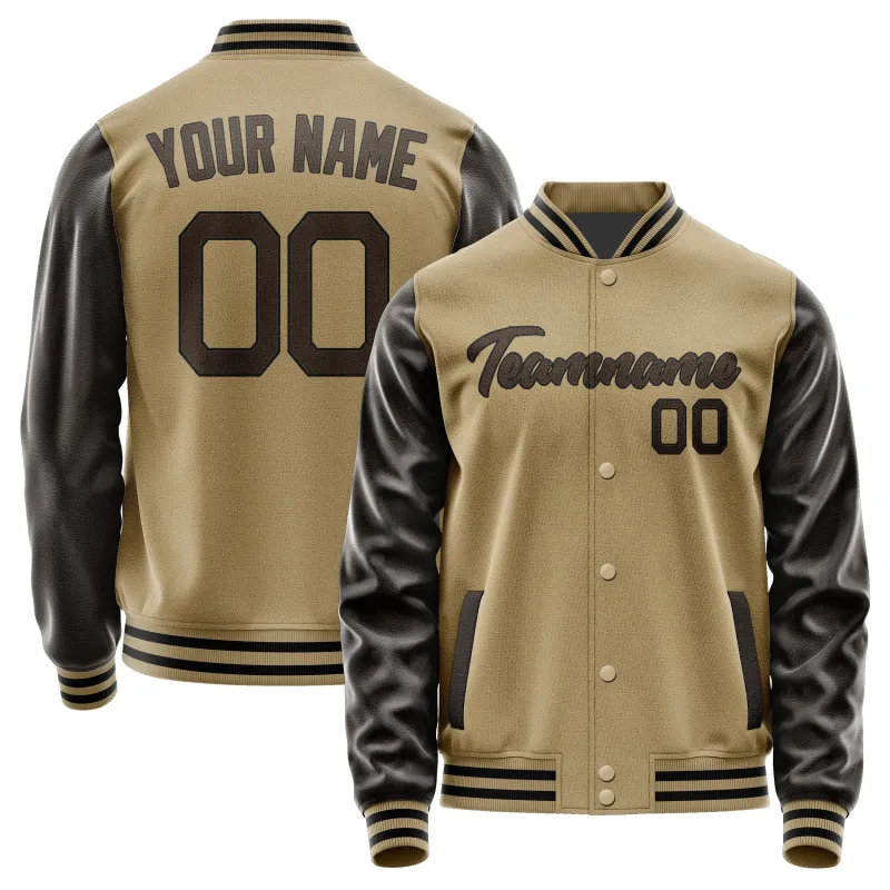 Custom Light Khaki Brown Jacket sold by Tailorly