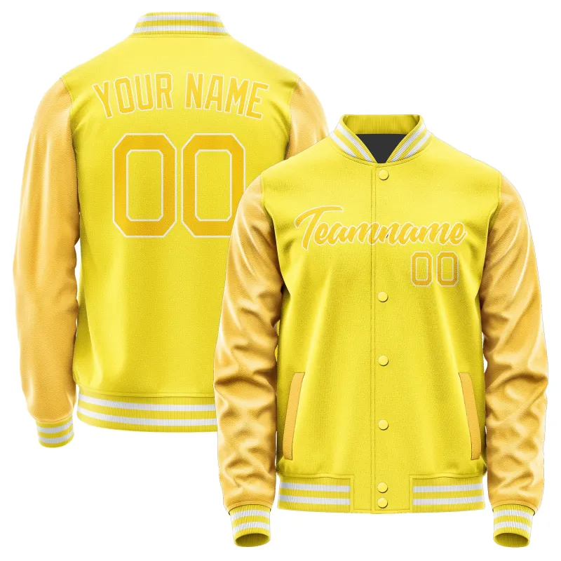 Custom Light Yellow Gold Jacket sold by Tailorly