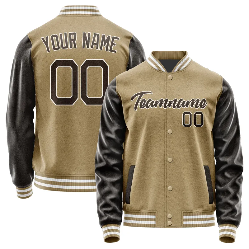 Custom Light Khaki Brown Jacket sold by Tailorly