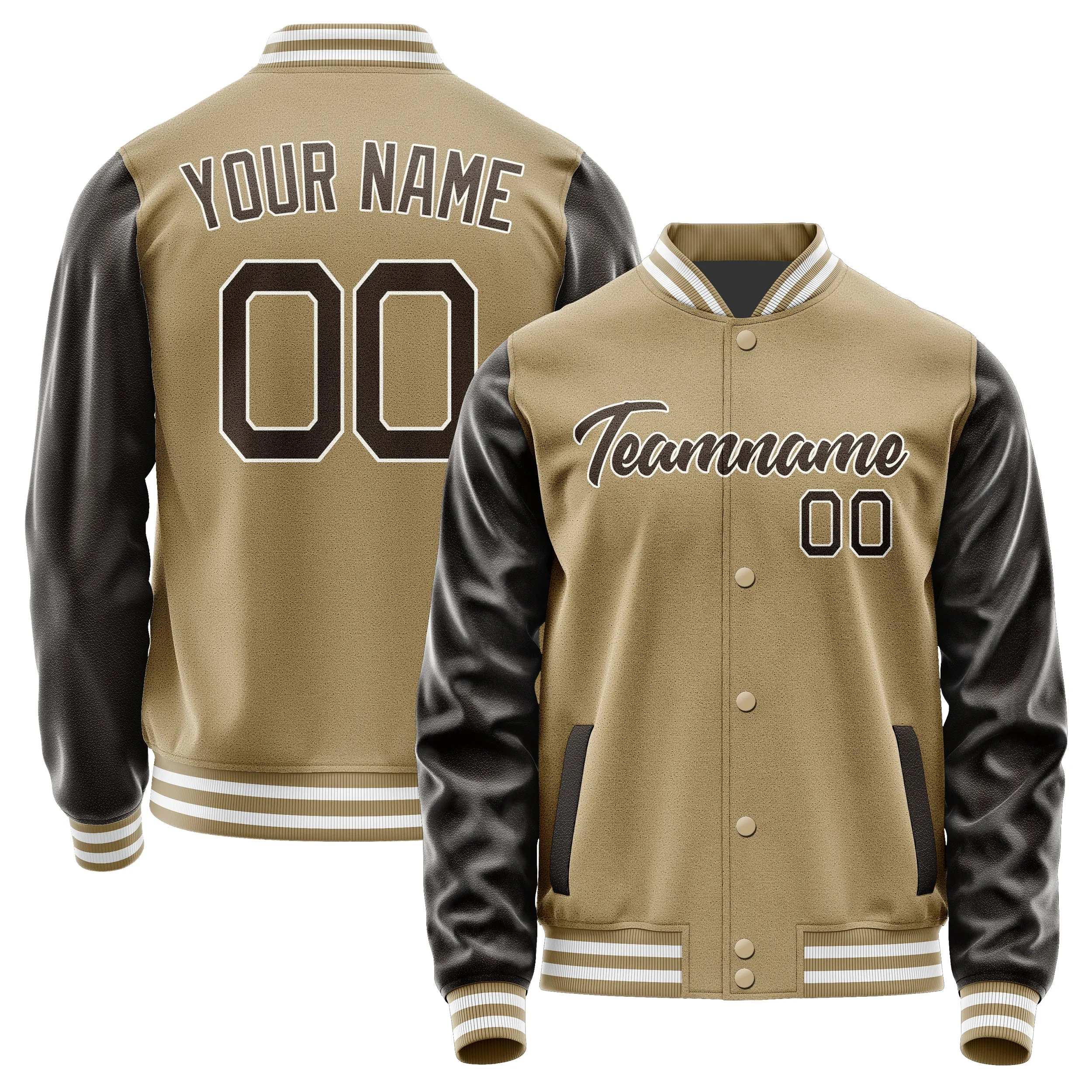 Custom Light Khaki Brown Jacket sold by Tailorly