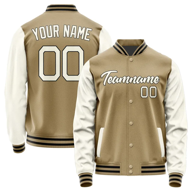 Custom Light Khaki Cream Jacket sold by Tailorly