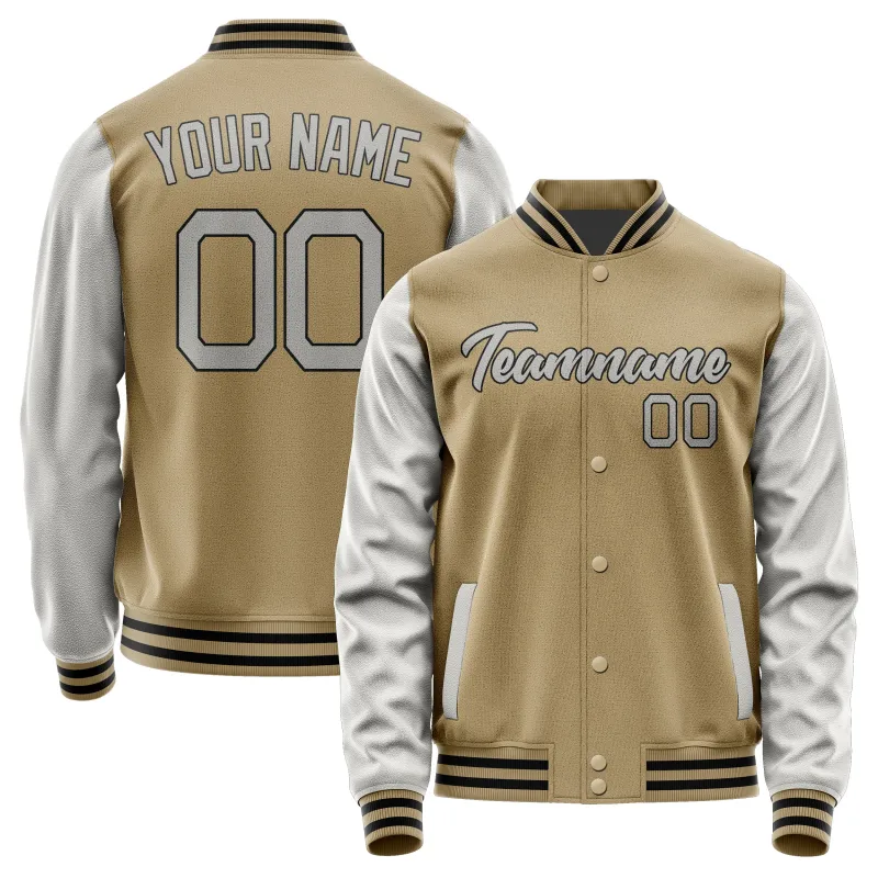 Custom Light Khaki Gray Jacket sold by Tailorly