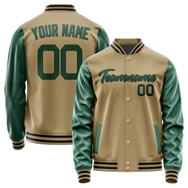Custom Light Khaki Green Jacket sold by Tailorly
