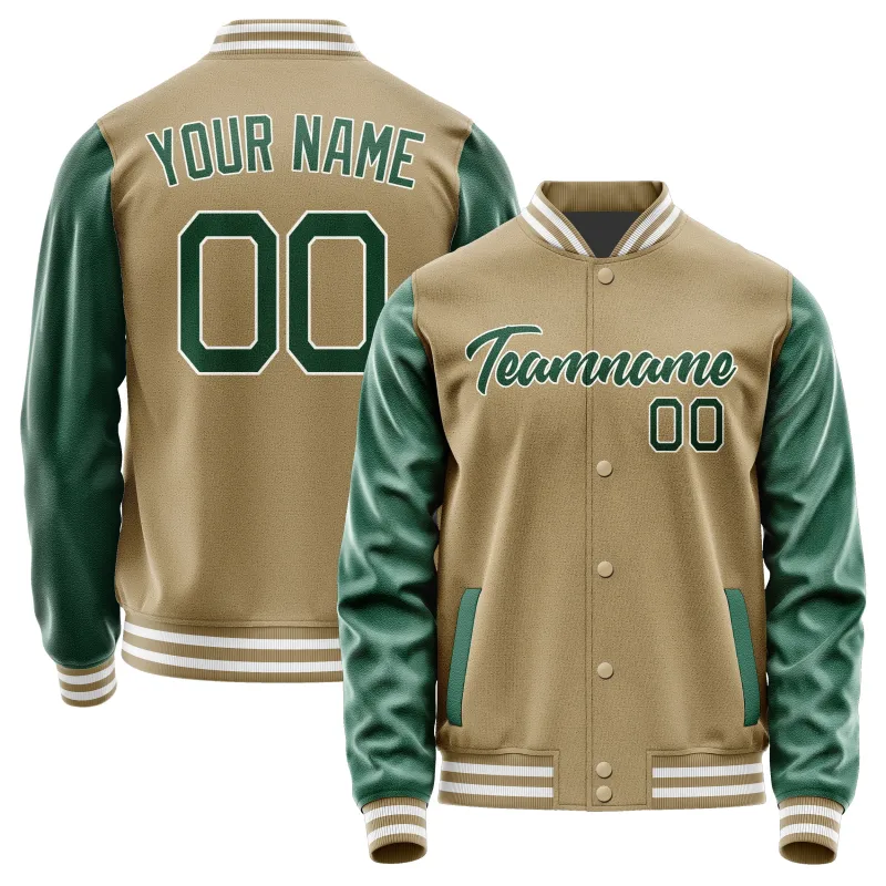 Custom Light Khaki Green Jacket sold by Tailorly