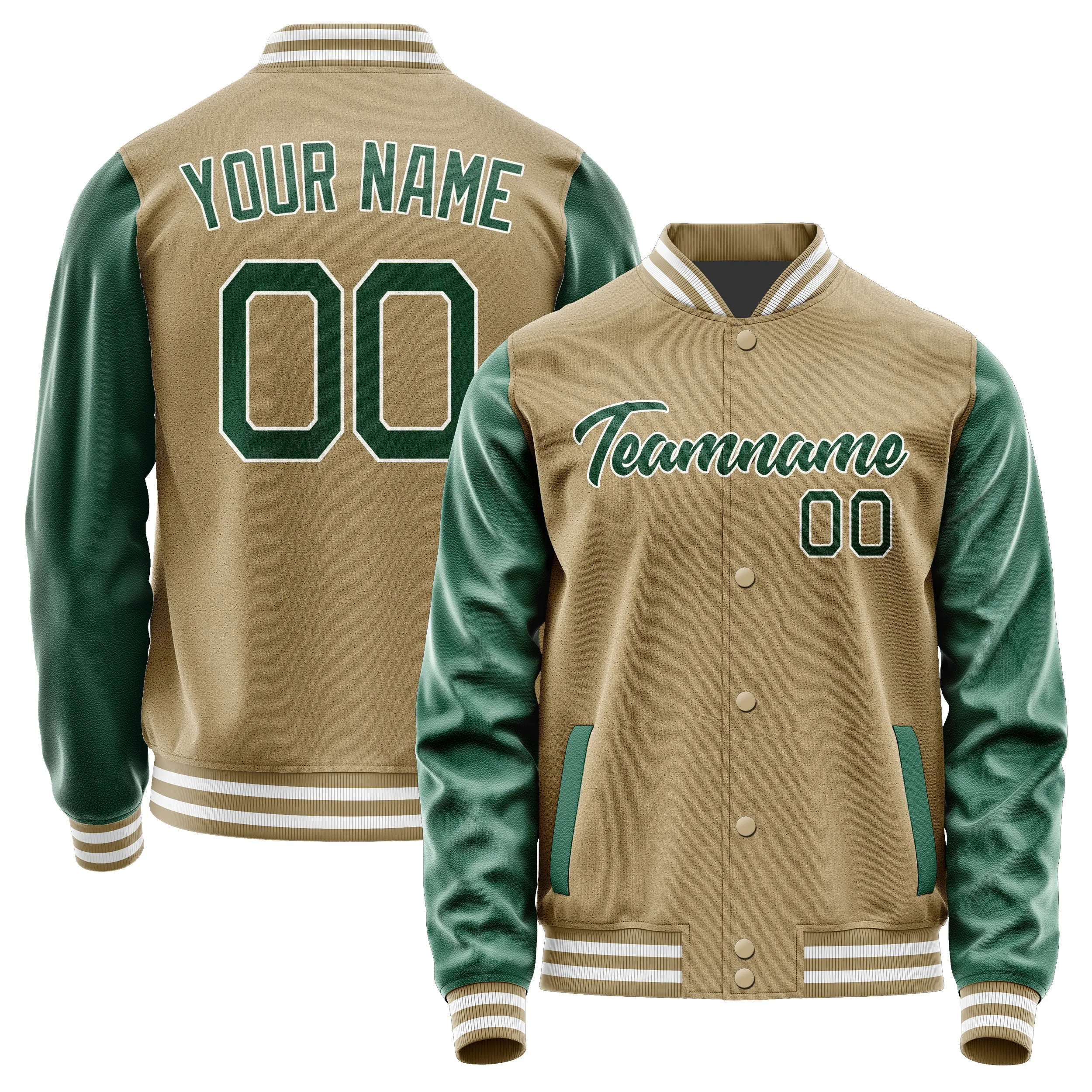 Custom Light Khaki Green Jacket sold by Tailorly